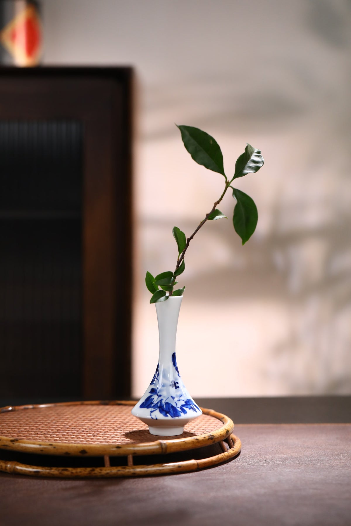 Petite Jingdezhen Blue & White Bud Vase