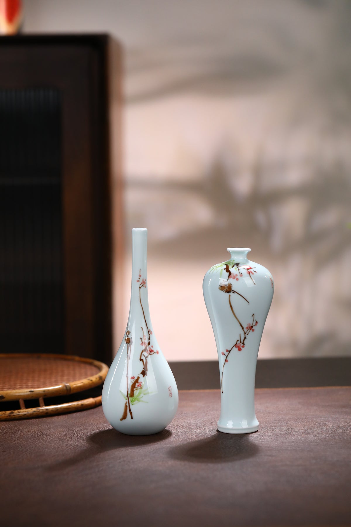 Jingdezhen Plum Blossom Petite Bud Vase