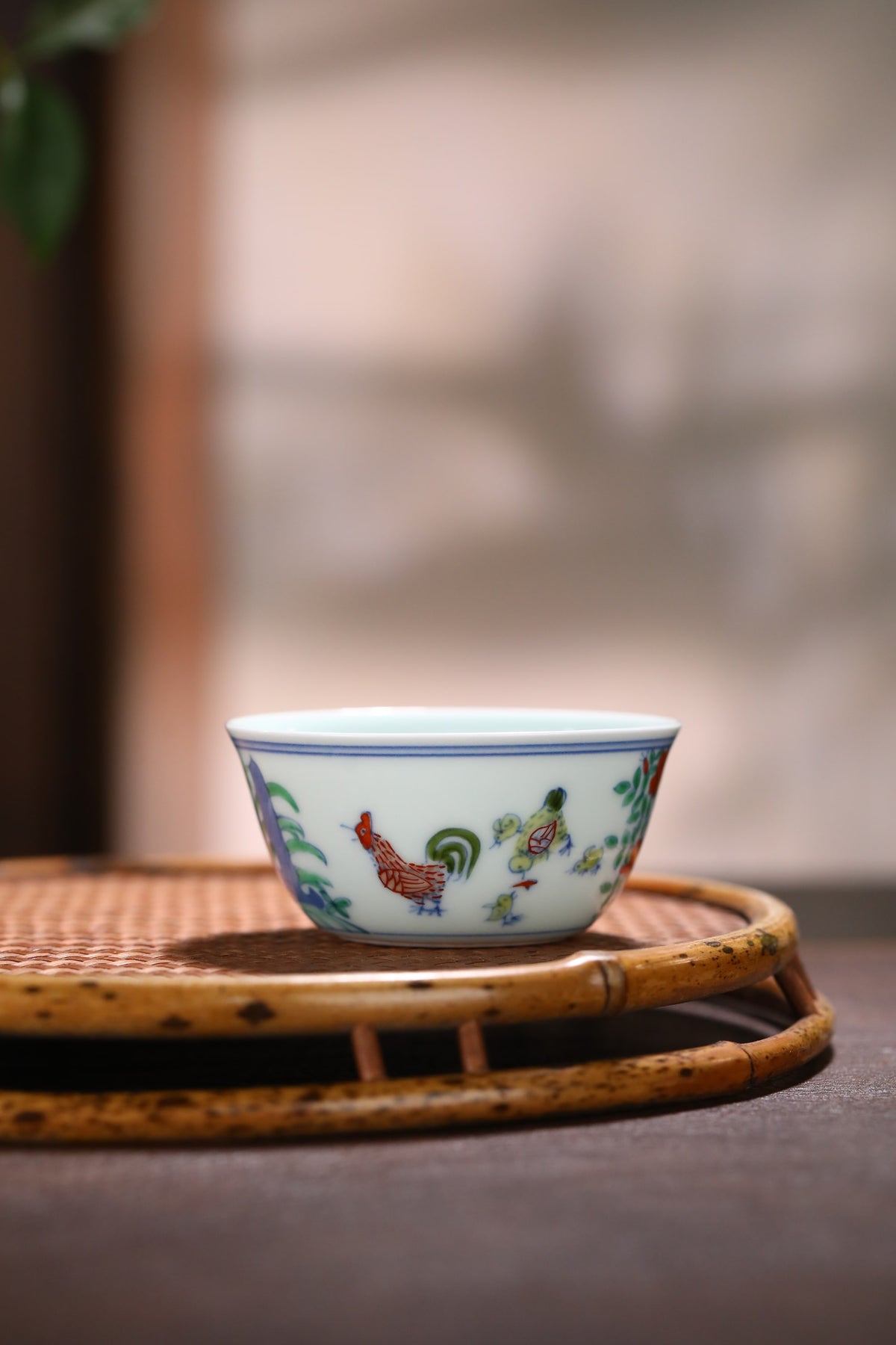 Doucai Chicken Cup