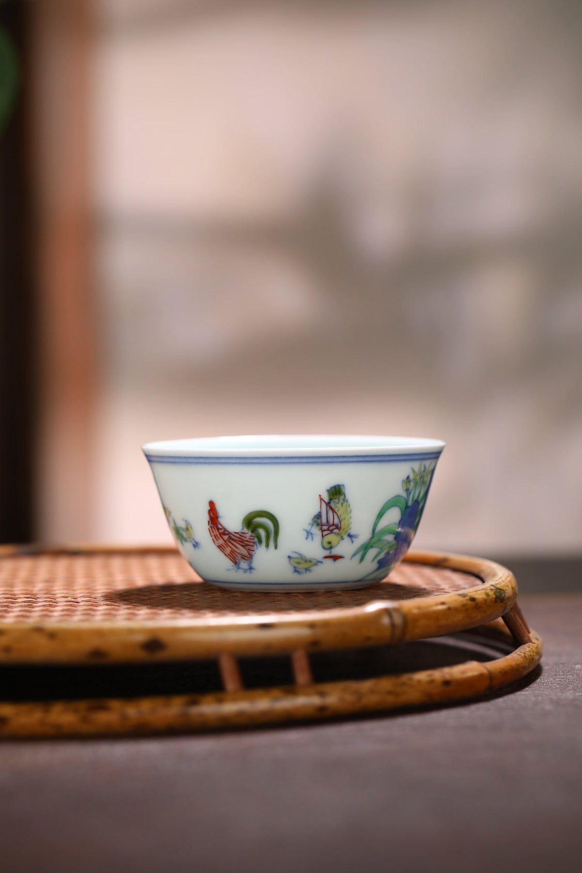 Doucai Chicken Cup